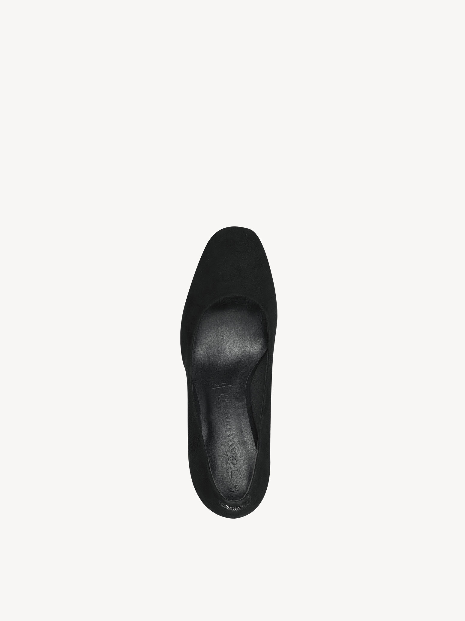 Escarpin en cuir - noir