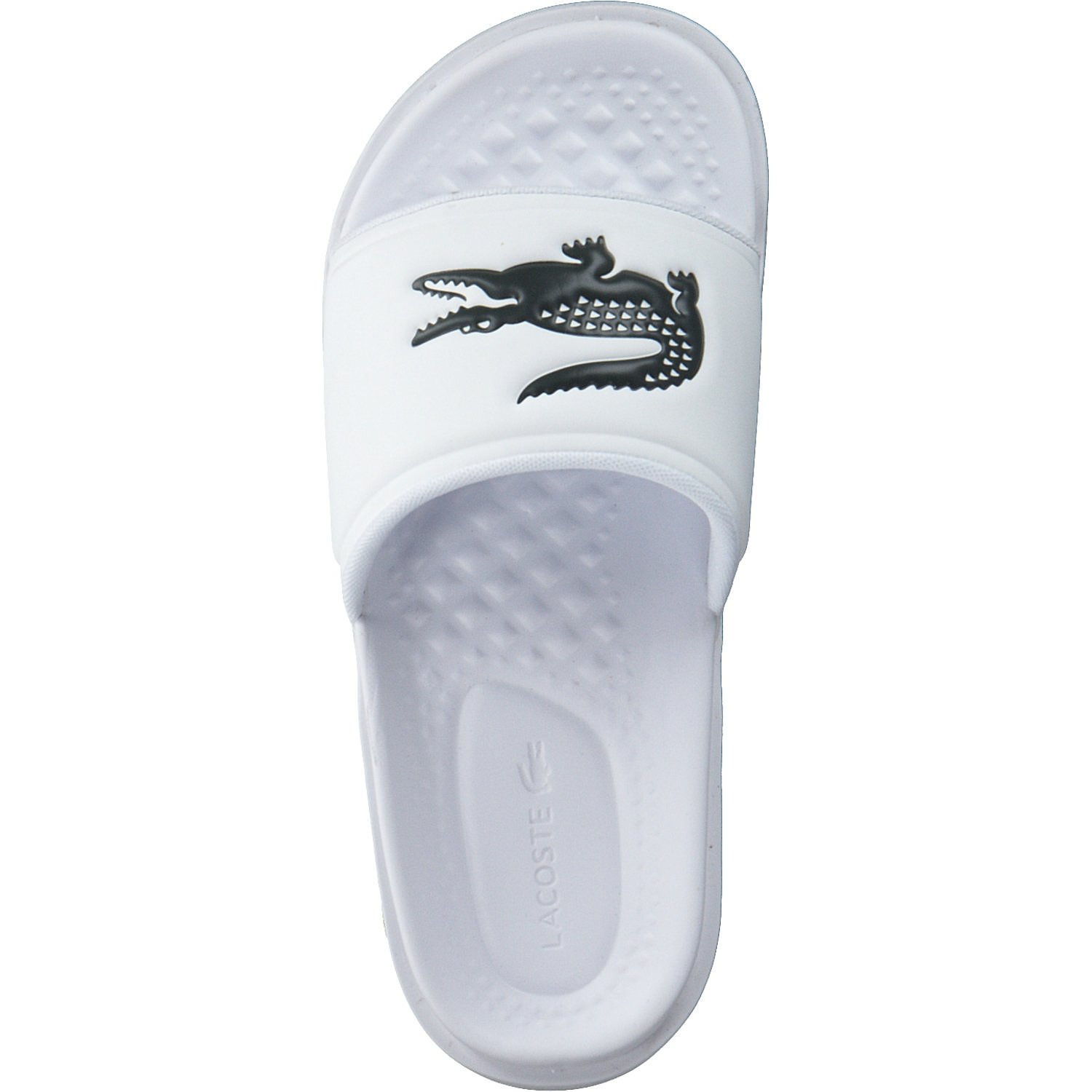 Lacoste Croco Dualisate 43CFA0040, Pantoletten & Badeschuhe, Weiß