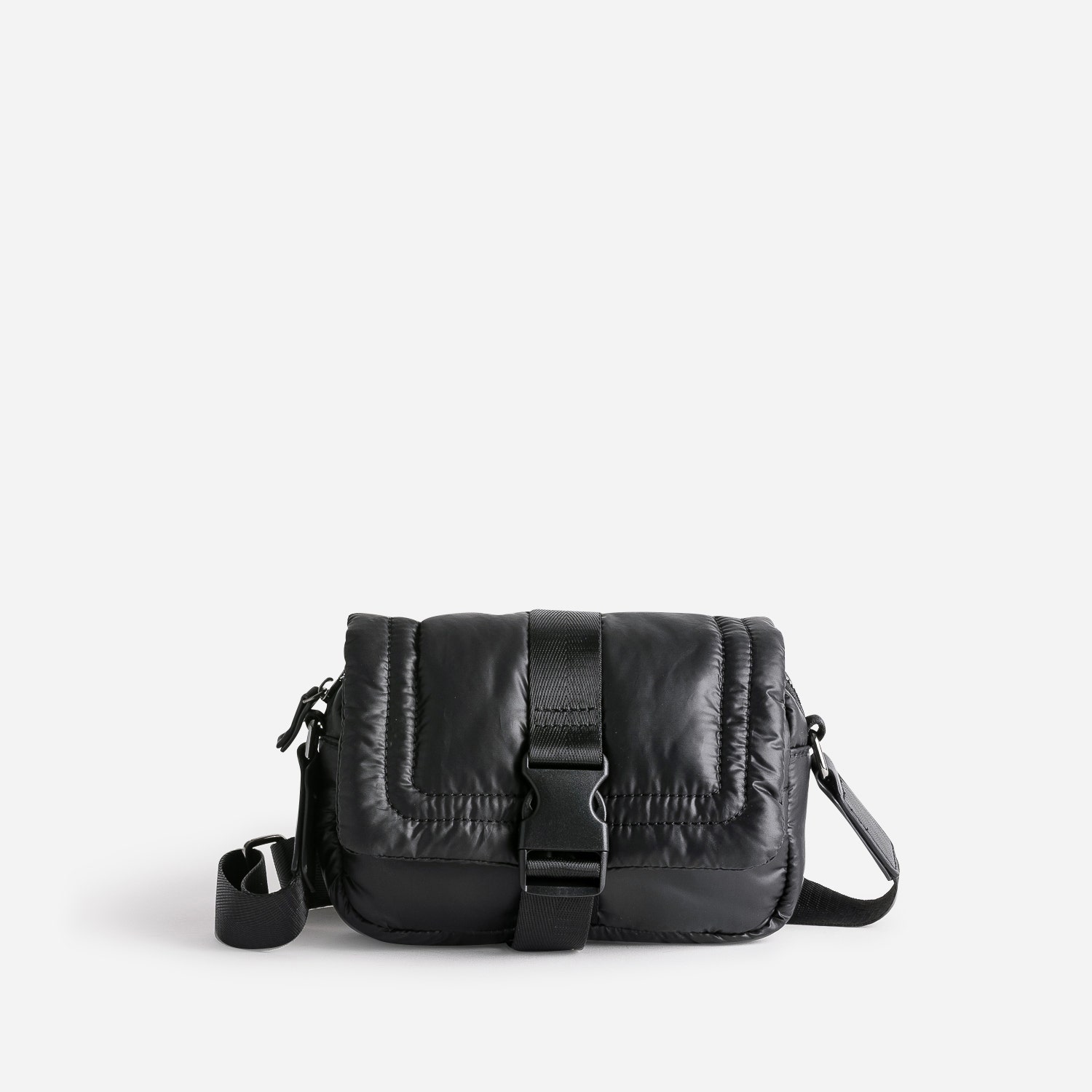 Sac à main TEXTO noir matelassé