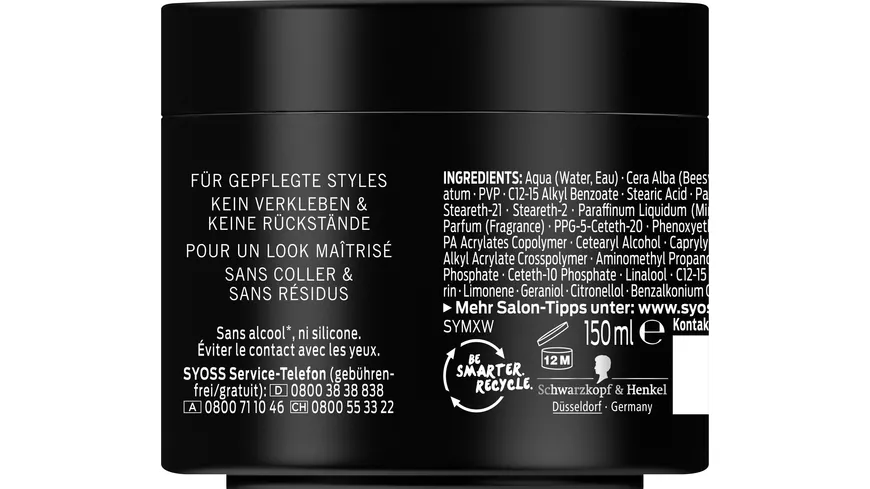 syoss Wax Max Hold 150 ml