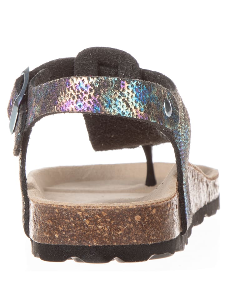 BIO PINGÜIN Sandalen in Schwarz/ Bunt günstig kaufen