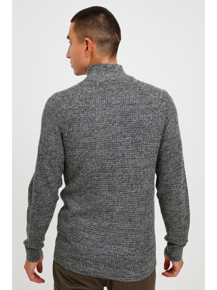 BLEND Strickjacke BHCarmelo 20713969 ME Strickjacke mit Stehkragen in Grau günstig kaufen