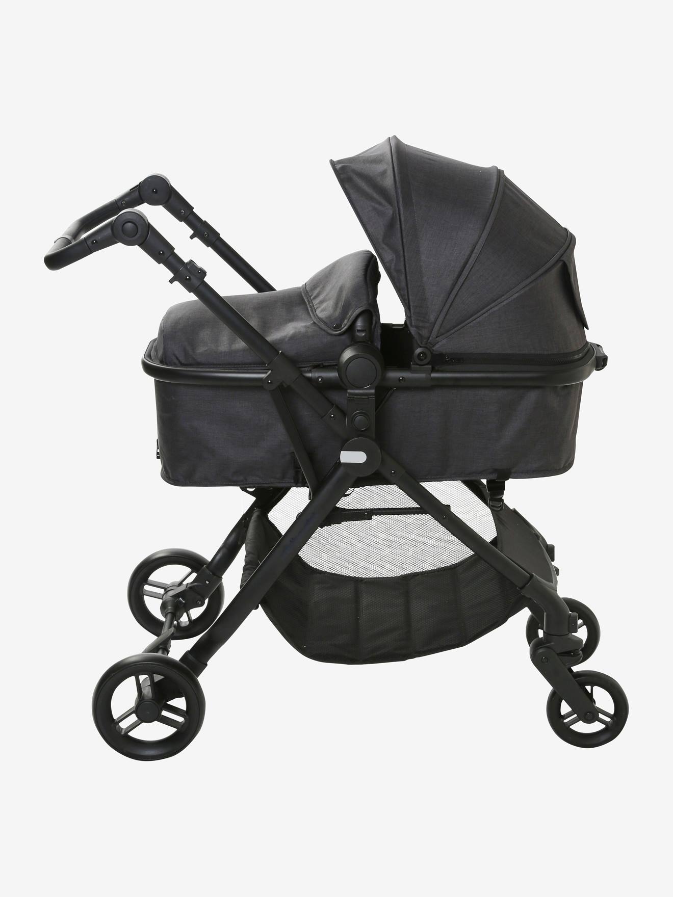 Poussette Trio transformable Libra VERTBAUDET gris irisé