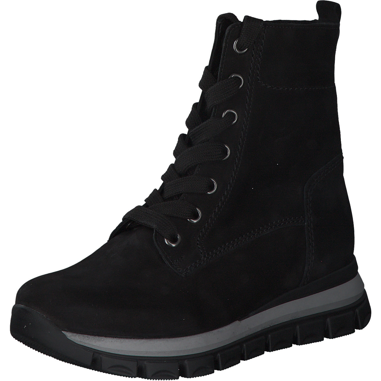 Gabor 96.465, Schnürstiefeletten, Damen, Schwarz