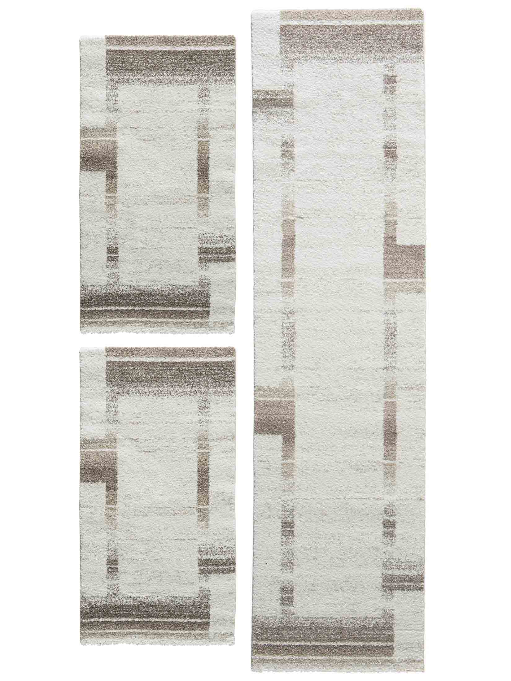 Night Life Moderner Teppich, Creme