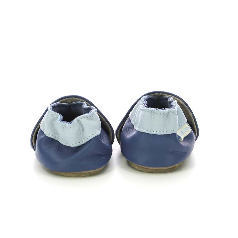 Chaussons cuir tannage vegetal Dino Time