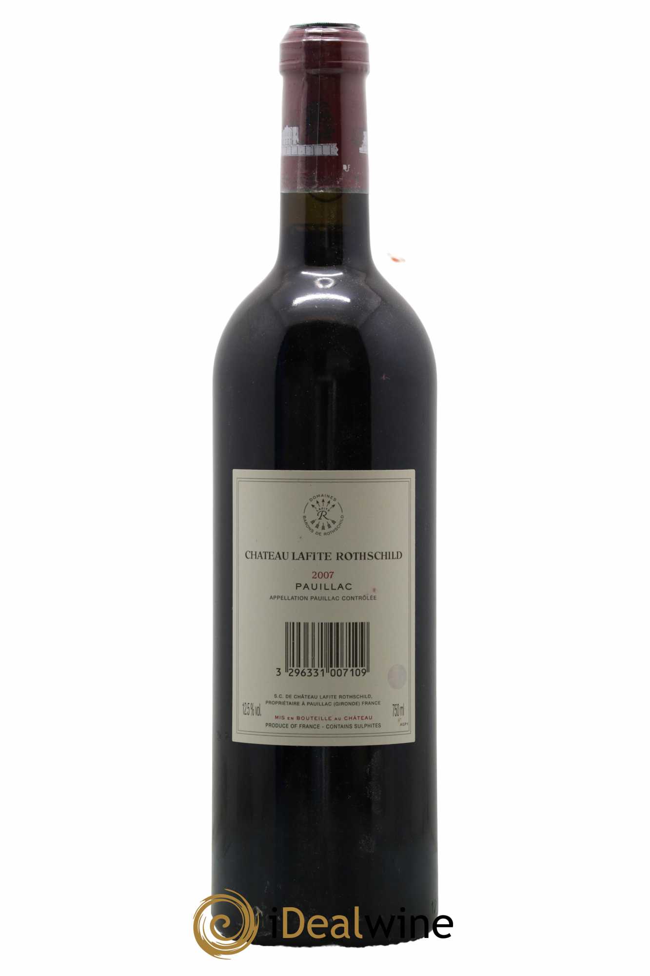 Château Lafite Rothschild 1er Grand Cru Classé  2007 - Lot de 1 Bouteille