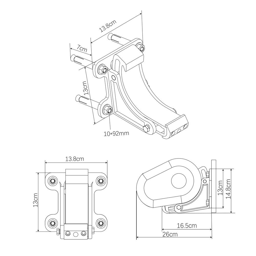 HOME DELUXE Markise ELOS LED Vollkassettenmarkise (Komplettset) mit LED – Beleuchtung & pulverbeschichteter Aluminiumrahmen