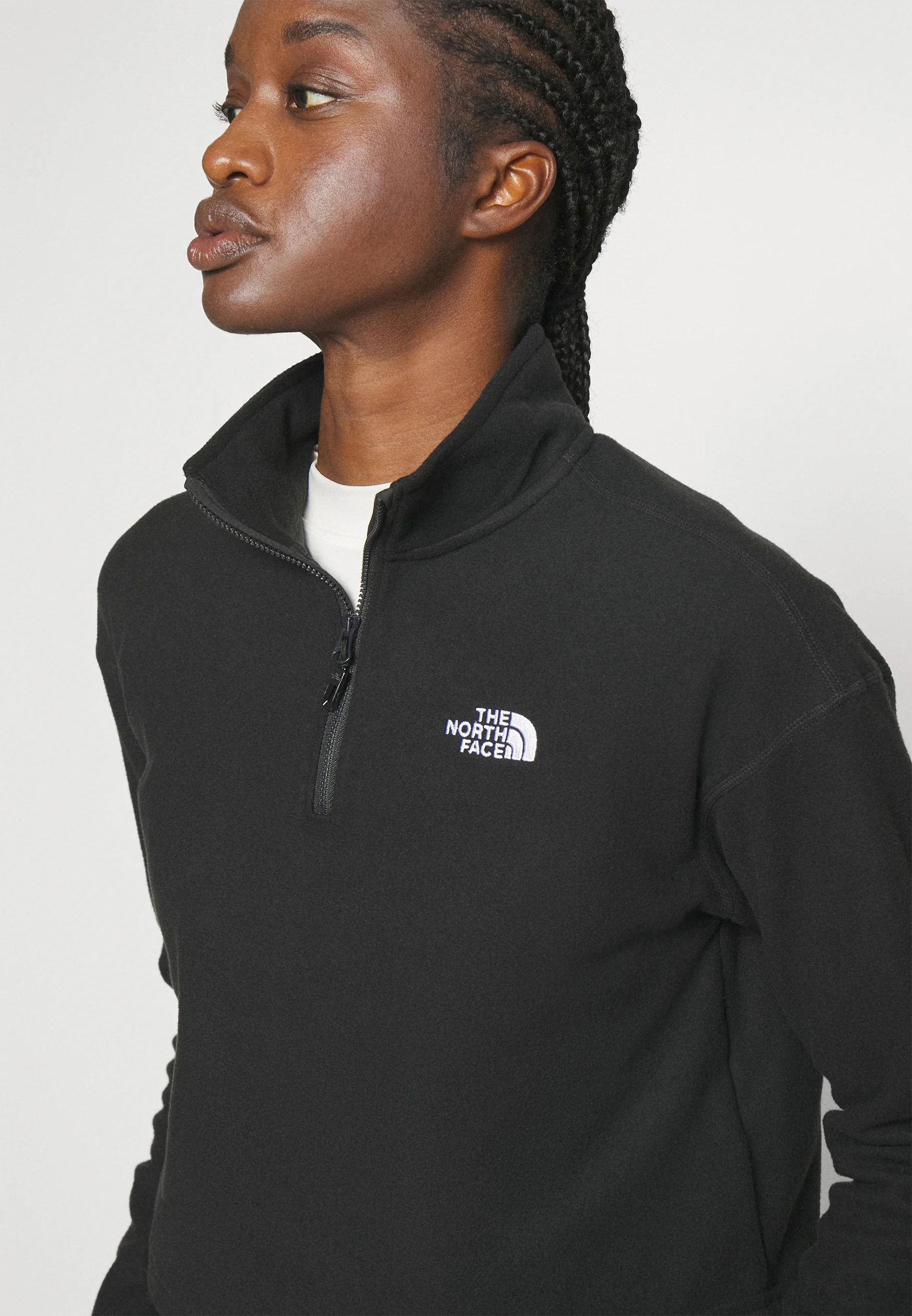 The North Face GLACIER CROPPED ¼ ZIP - Sudadera de forro polar