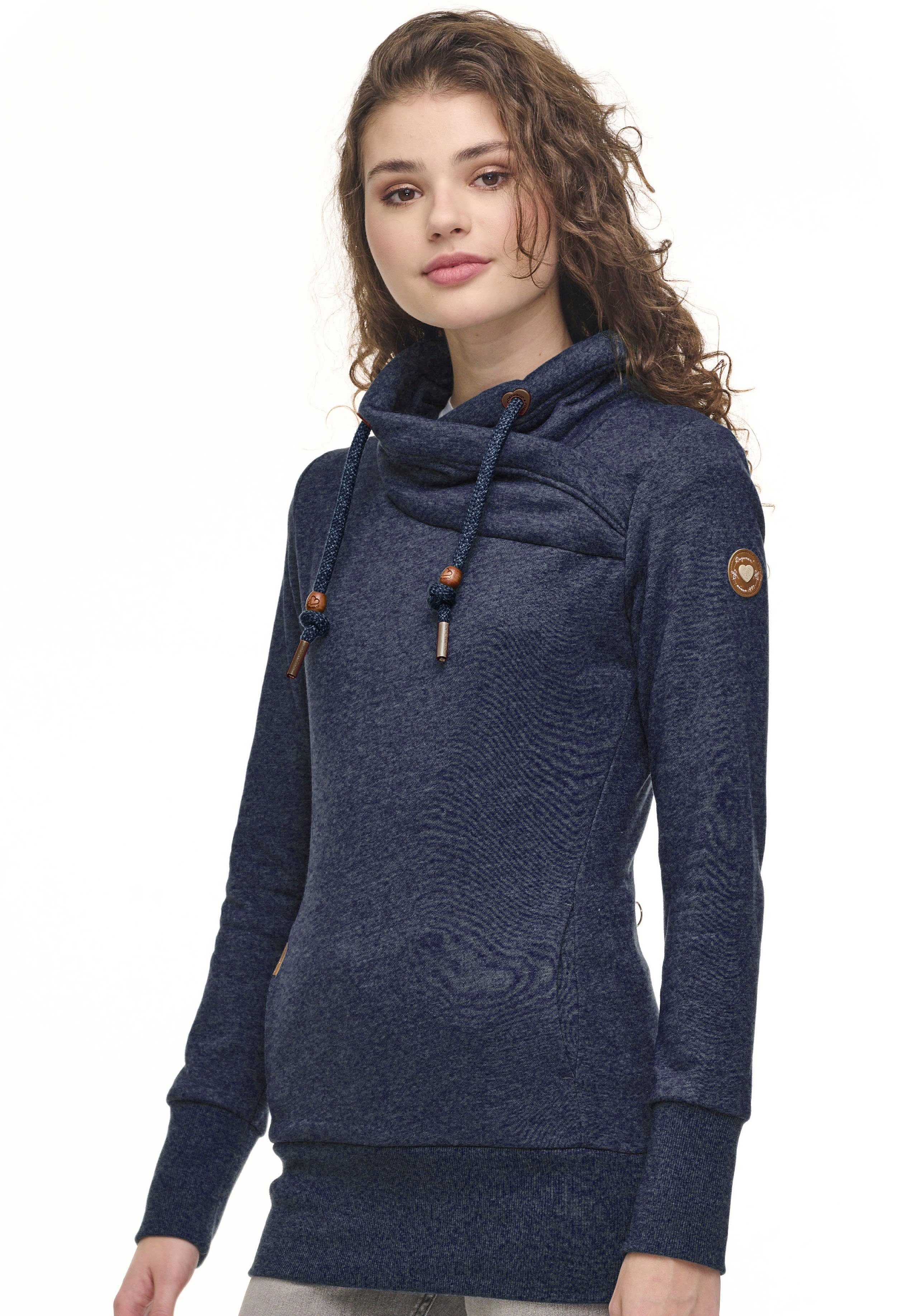 Ragwear Sweater NESKA O mit asymetrischem Schalkragen