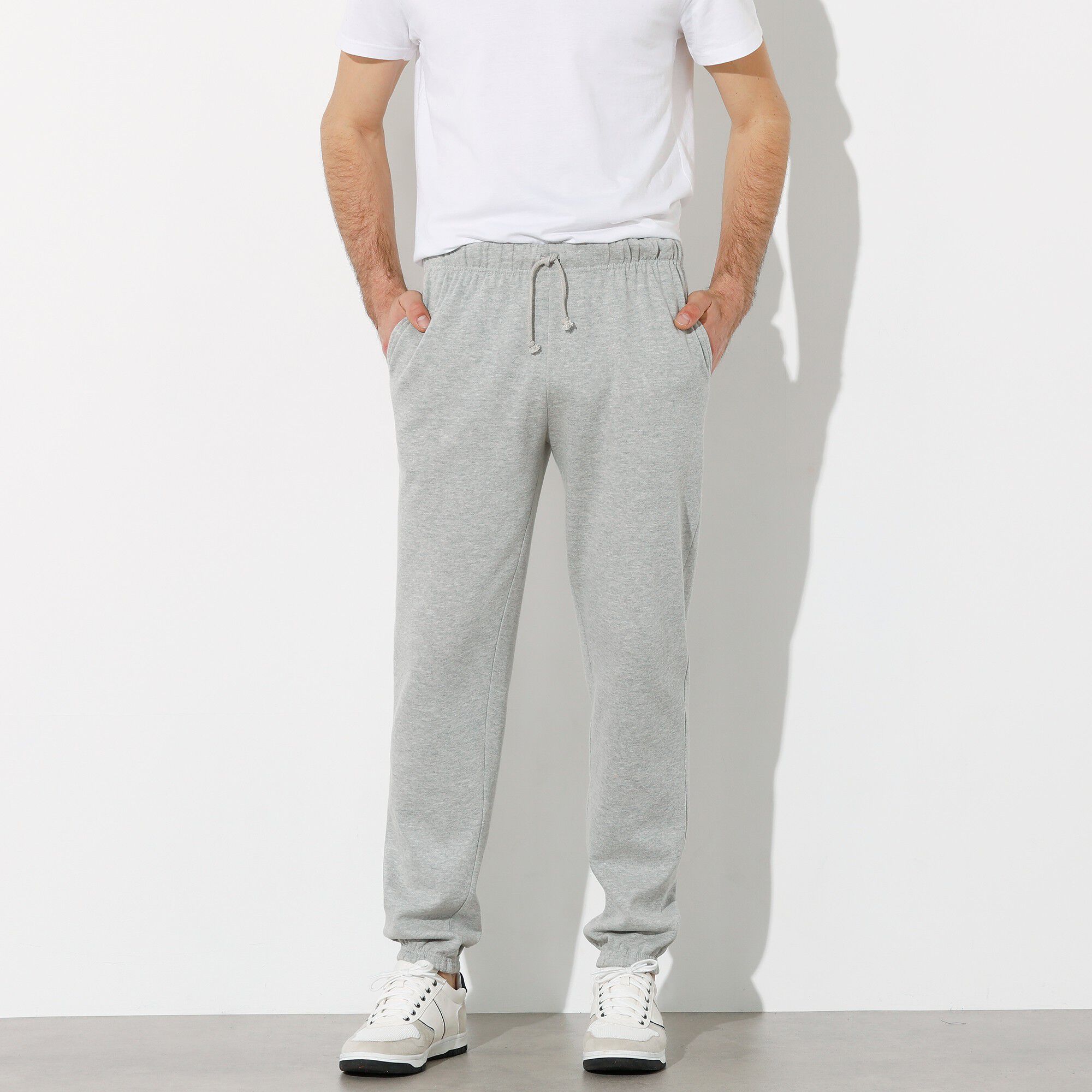 Pantalon jogging molleton bas élastiqué