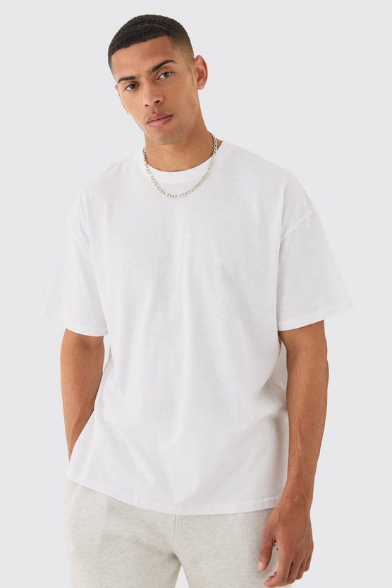 Oversize T-Shirt mit Skelett-Print