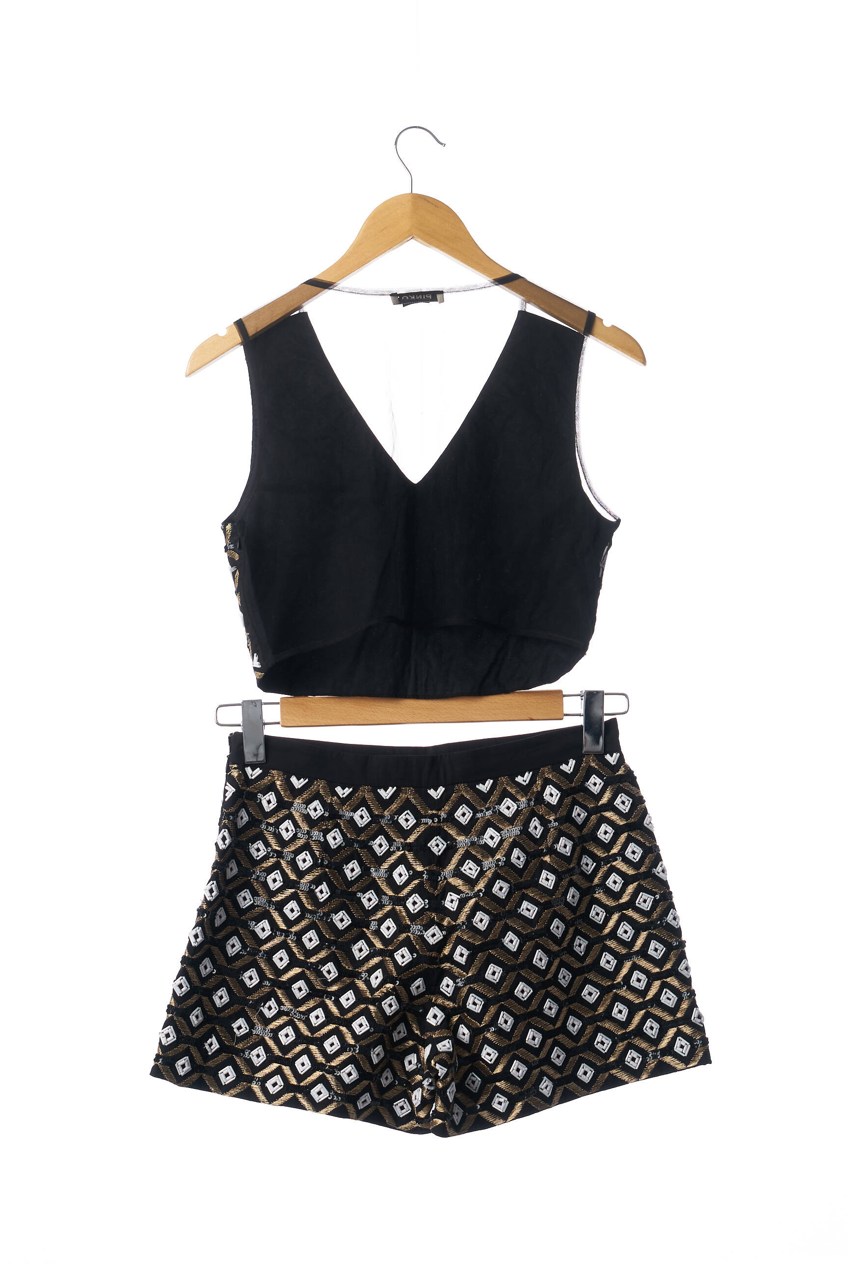 Pinko Ensembles Short Femme couleur noir