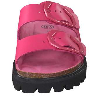 Genuins Galia Leather Pantolette in pink