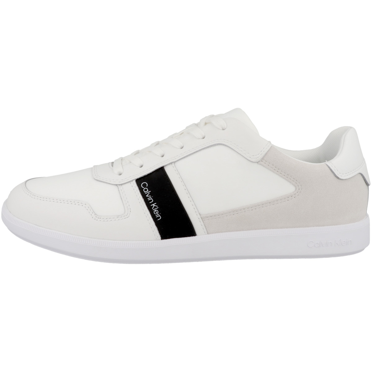 Calvin Klein Low Top Lace Up Mix Sneaker low weiss