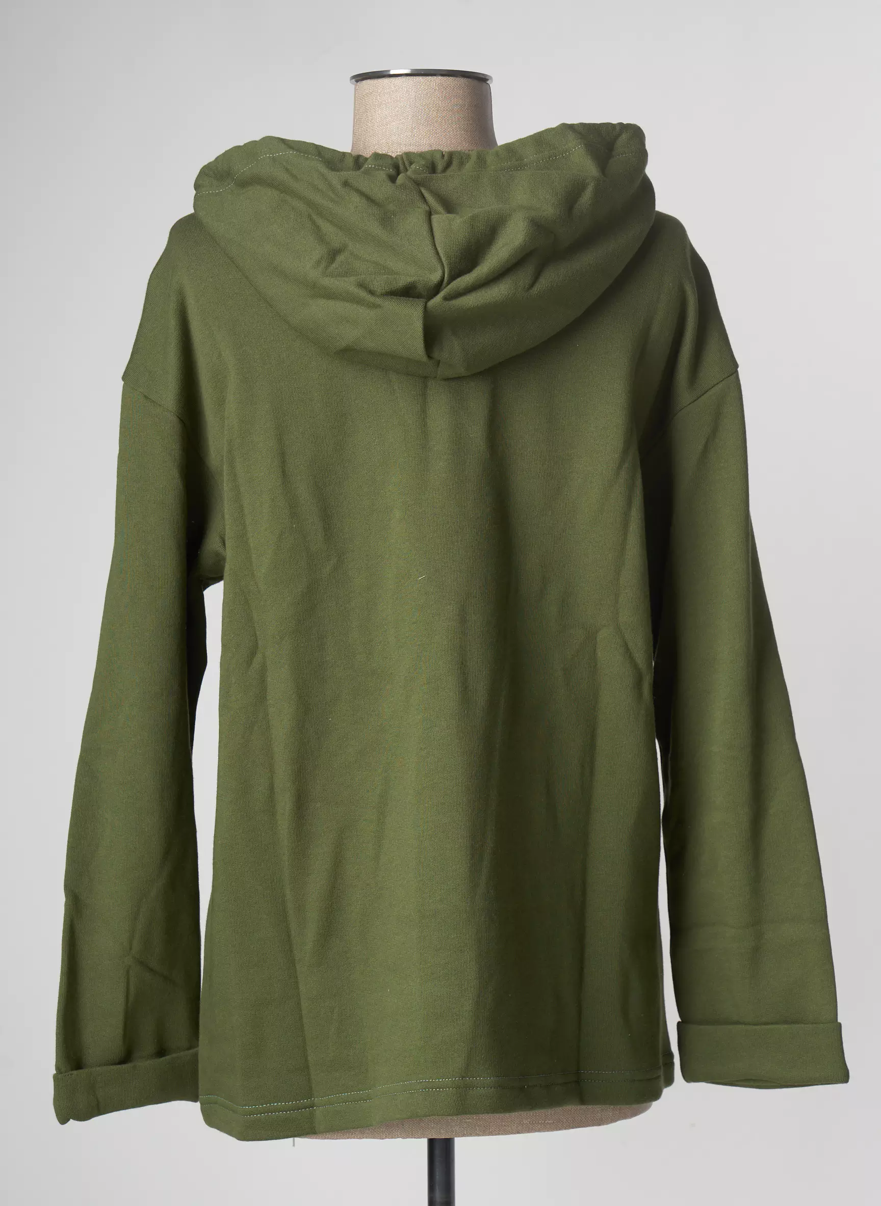 Lazy   Cosy Sweat Capuche Femme couleur vert