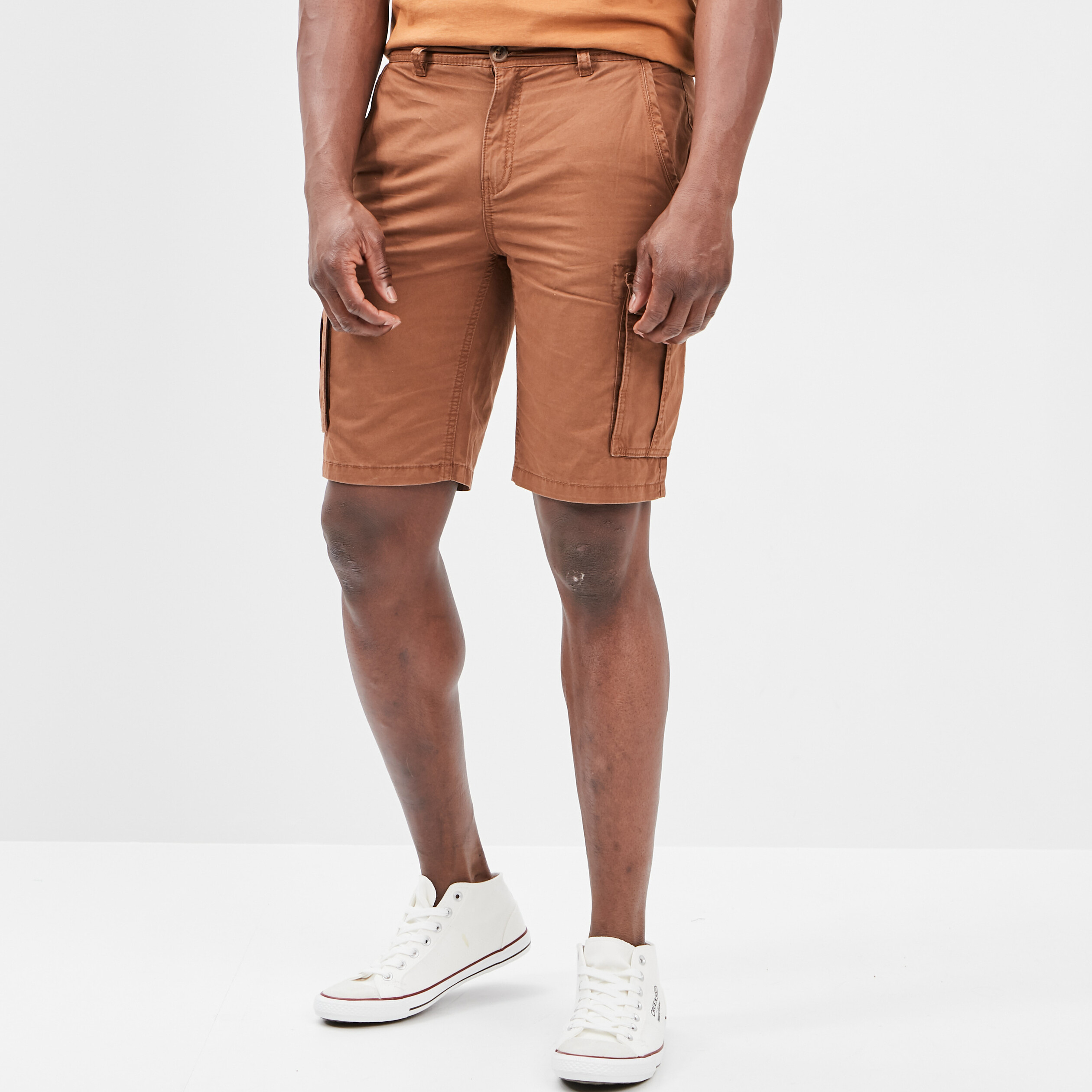 Bermuda cargo camel homme | La Halle