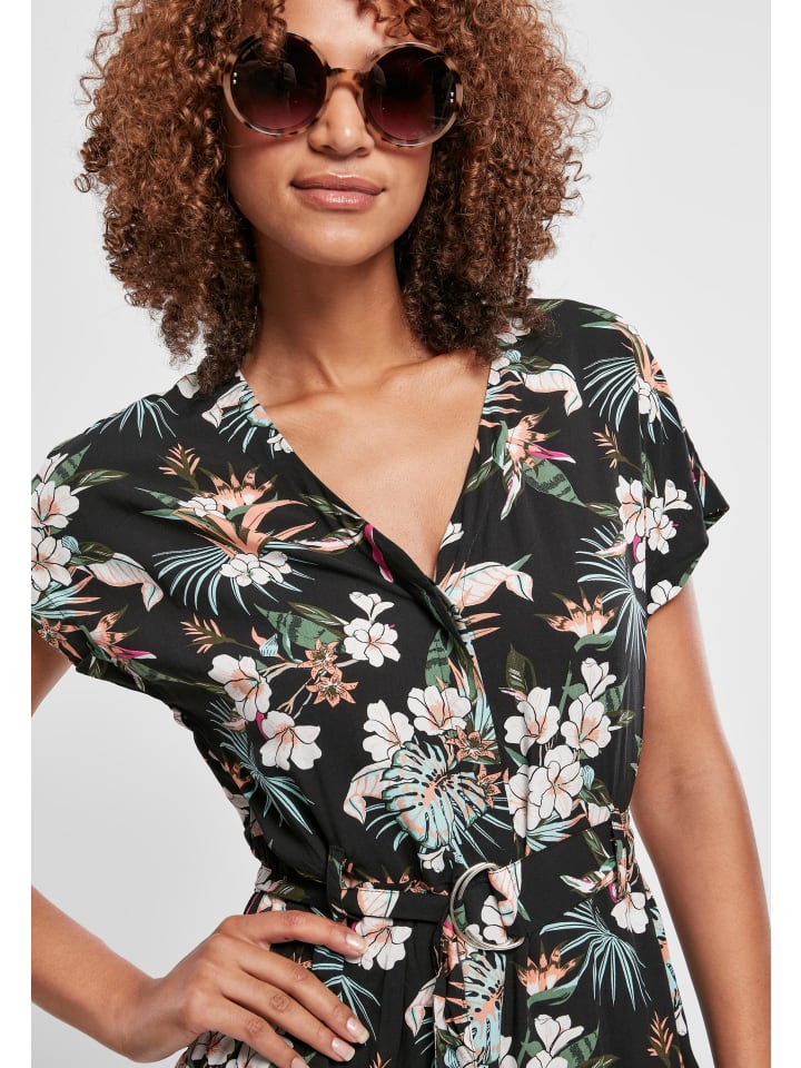 Urban Classics Urban Classics Jumpsuits in black tropical günstig kaufen