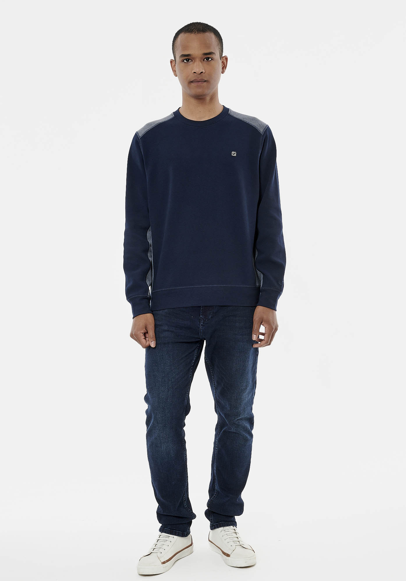 VOLA   Sweat bleu marine homme