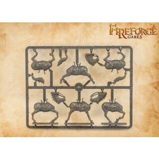FireForge Plastic Unbarded Horses (3)