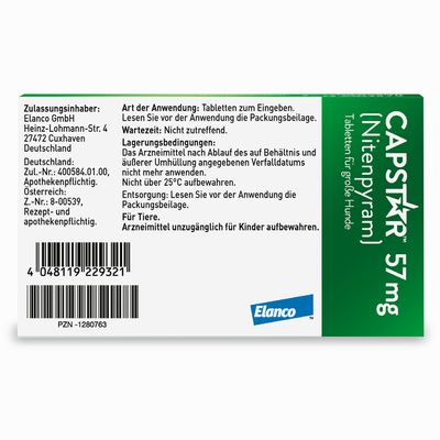CAPSTAR 57 mg für große Hunde