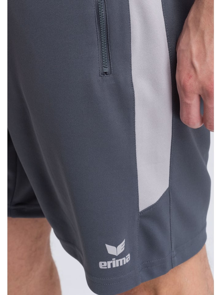 erima Squad Worker Shorts in slate grey/silver grey günstig kaufen 3XL
