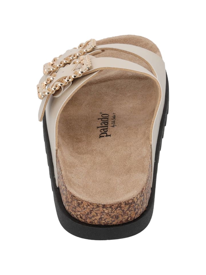 palado Plateau-Pantoletten in Beige günstig kaufen