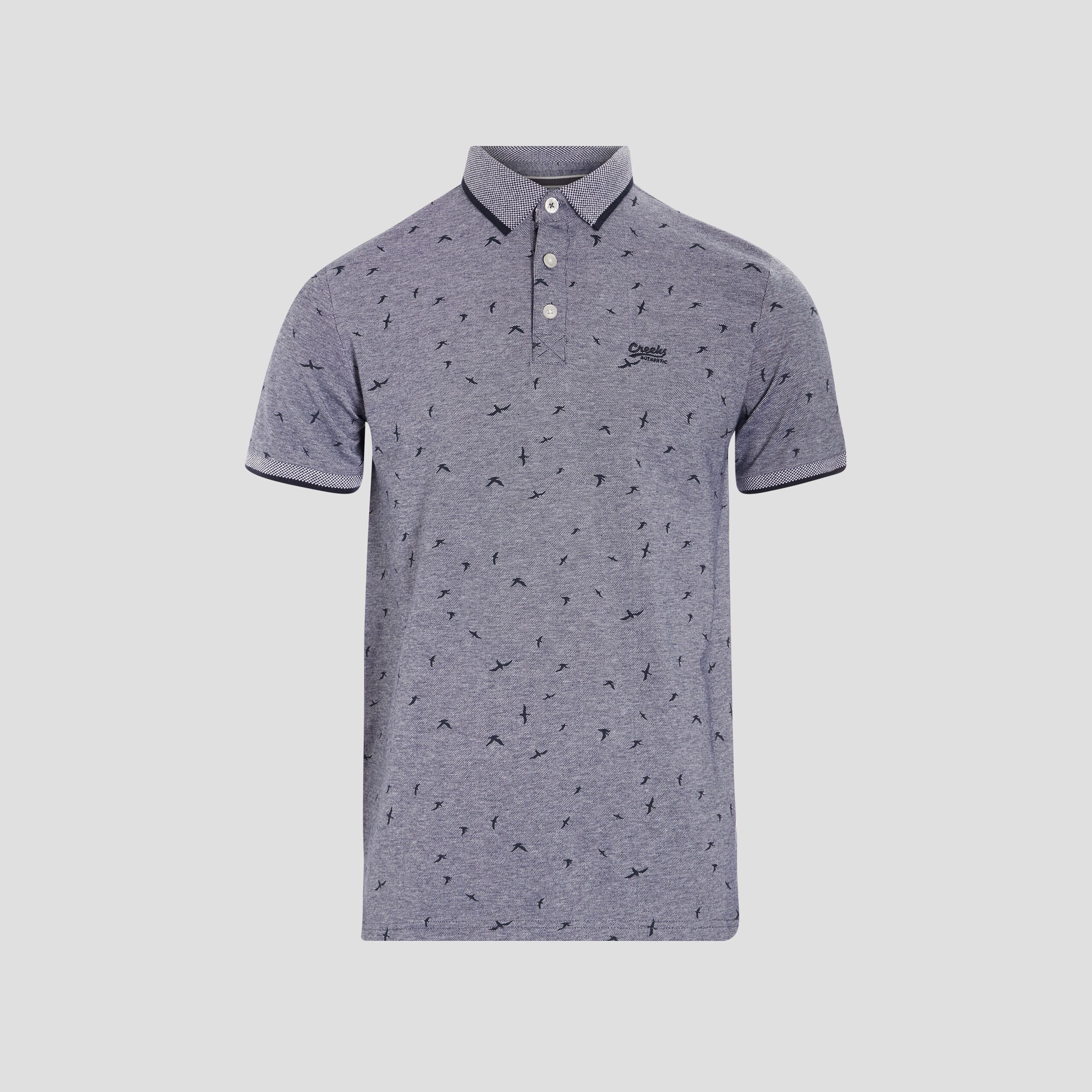 Polo manches courtes Creeks bleu marine homme | La Halle