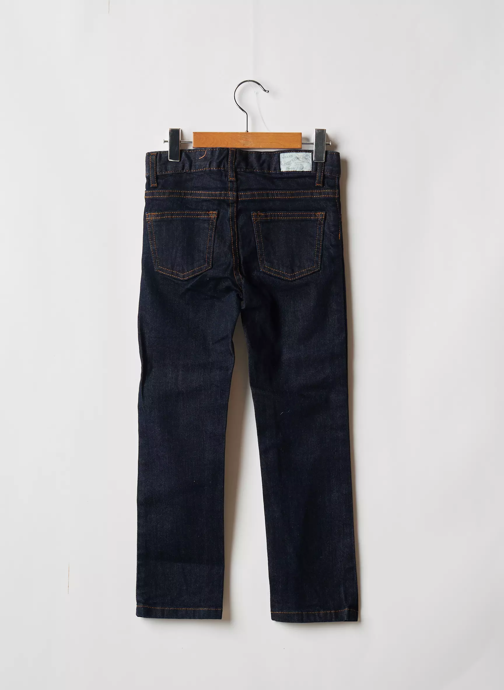 Petit Bateau Jeans Coupe Droite Enfant couleur bleu