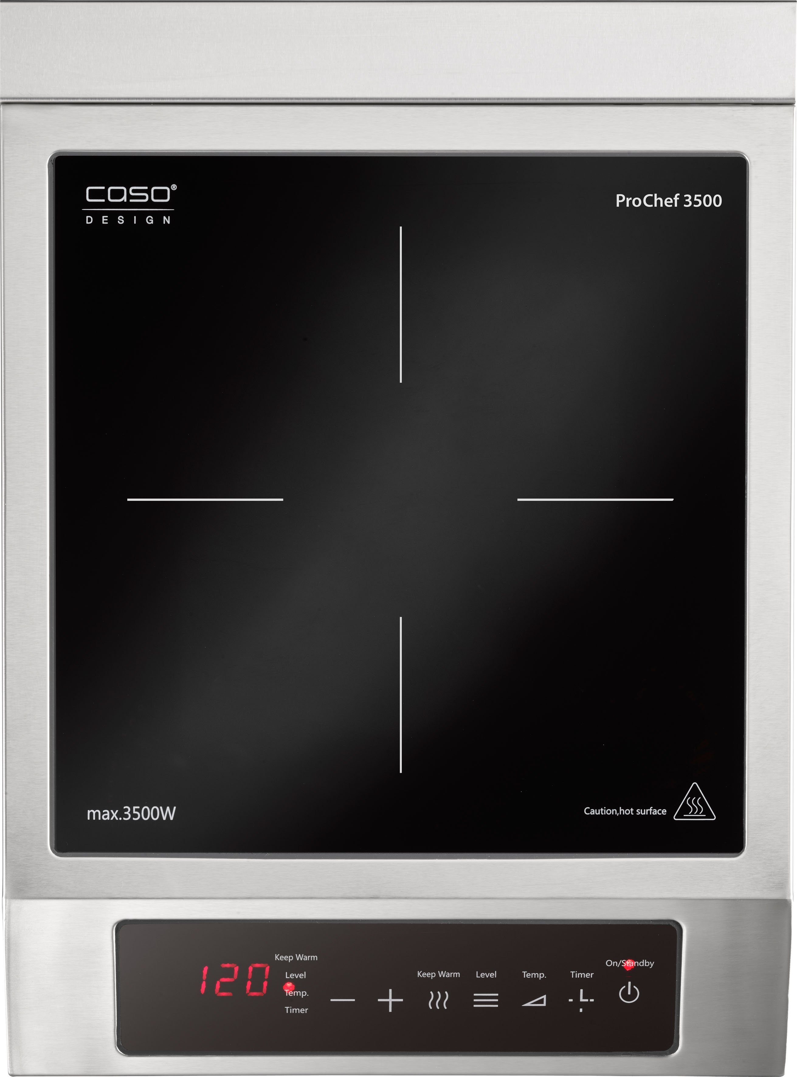 Caso Einzel-Induktionskochplatte 2364 Pro Chef 3500