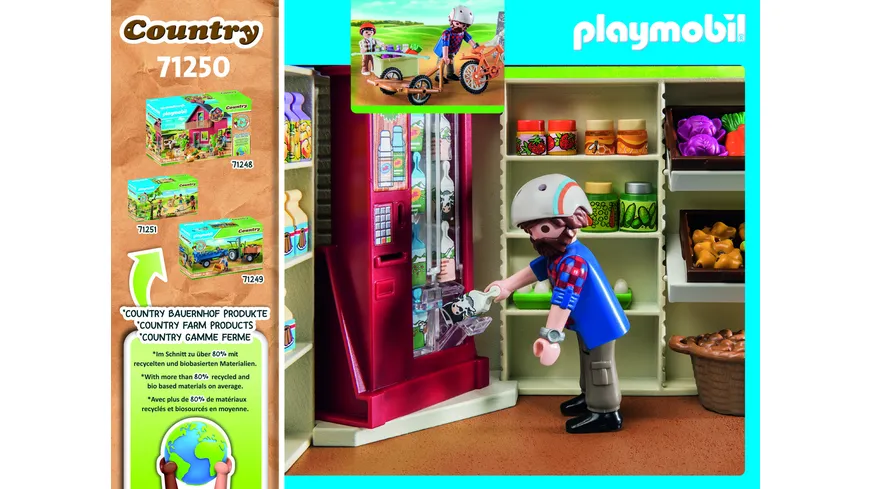 PLAYMOBIL 71250 - Country - 24-Stunden-Hofladen