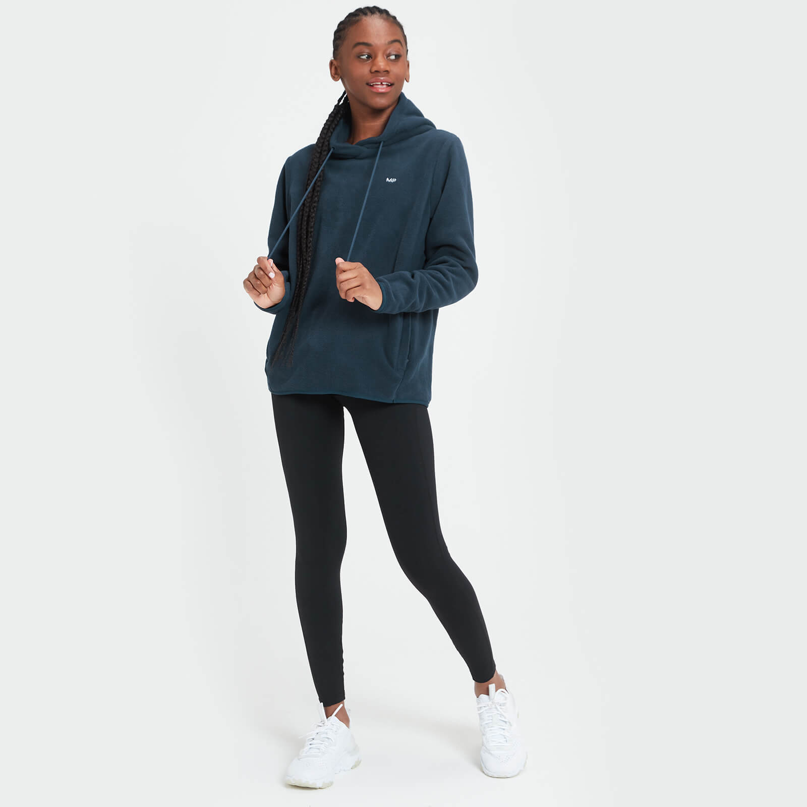 MP Women's Fleece Overhead Hoodie - Navy