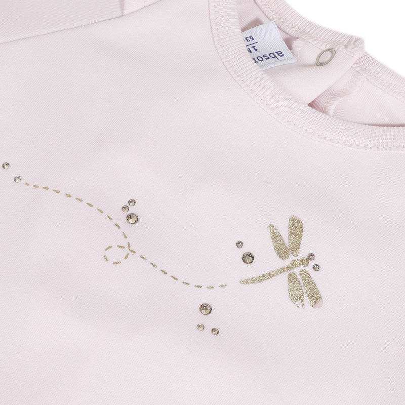 Dors-bien en coton rose Swarovski ® mixte Absorba