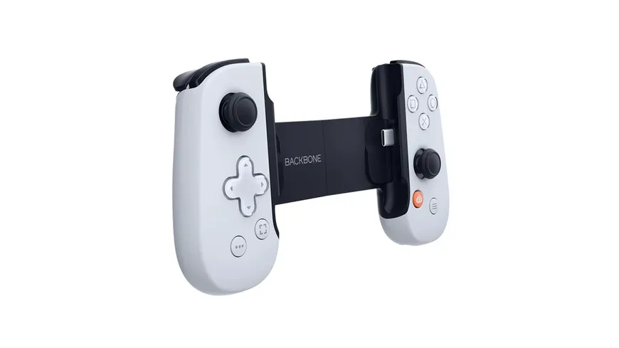 Backbone One - PlayStation Edition für Android und iPhone 15. Mobile Gaming-Controller, weiß weiß