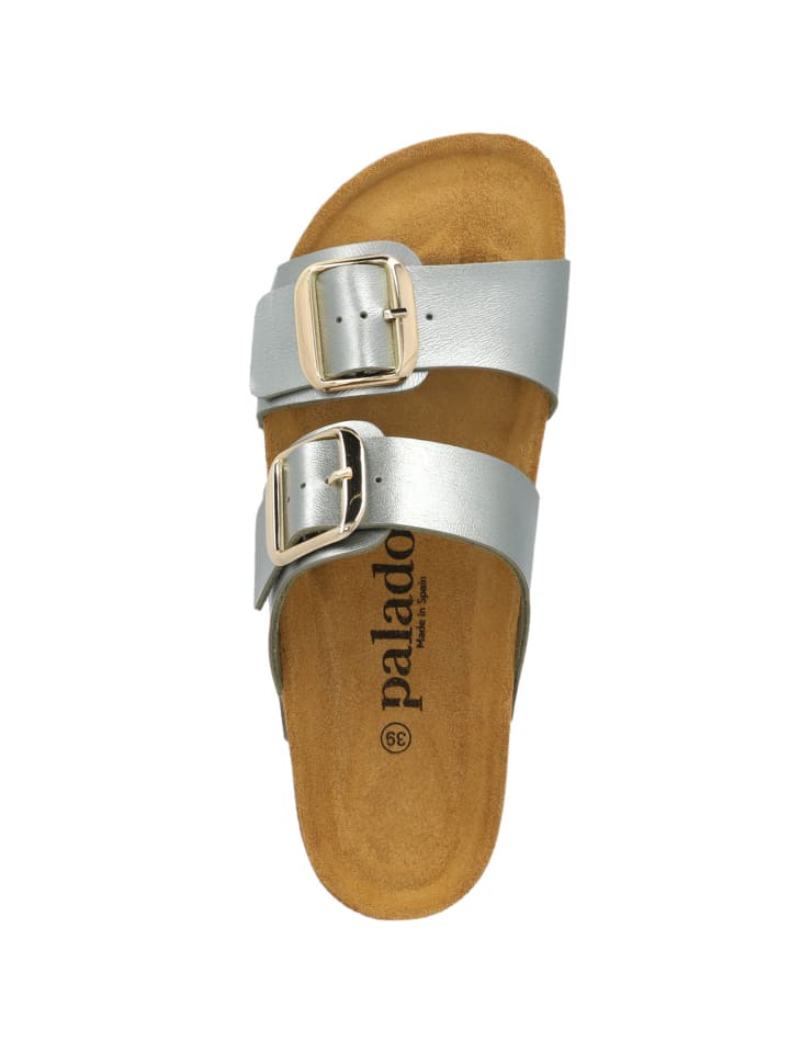 palado Pantoletten in olive metallic günstig kaufen