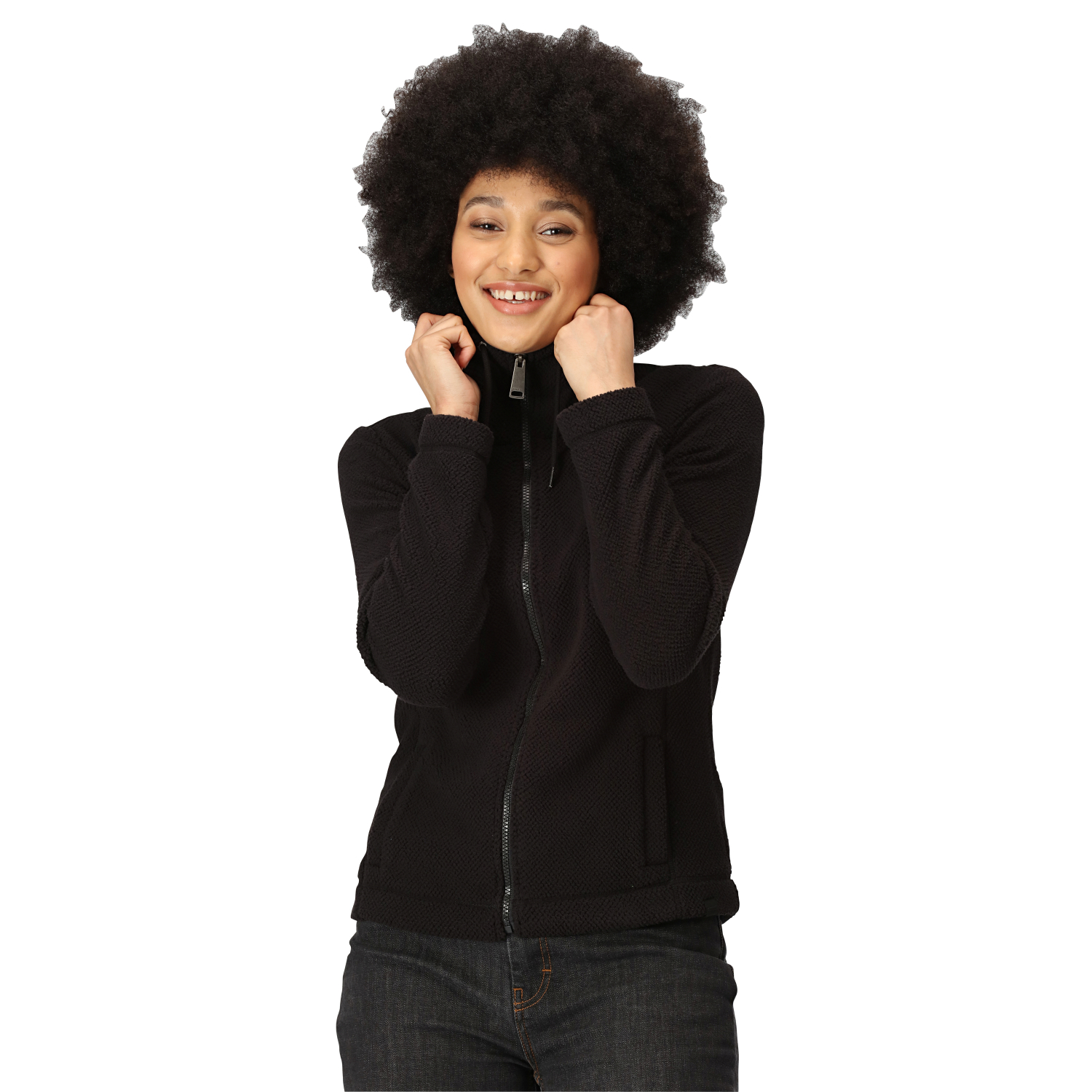 Regatta Damen Fleecejacke Kizmitt (schwarz)