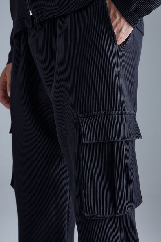 Hemd mit Reißverschluss & elastische Cargohose mit geradem Bein