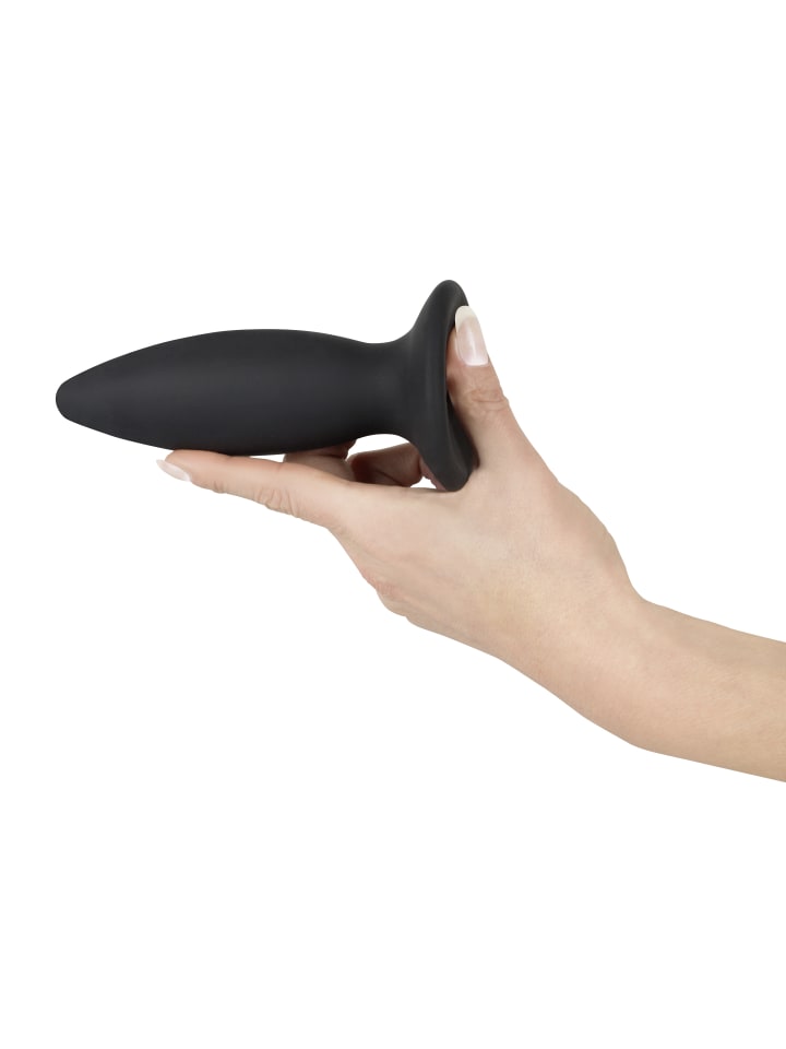 Black Velvets Analplug Recharge plug S in schwarz günstig kaufen 11 cm