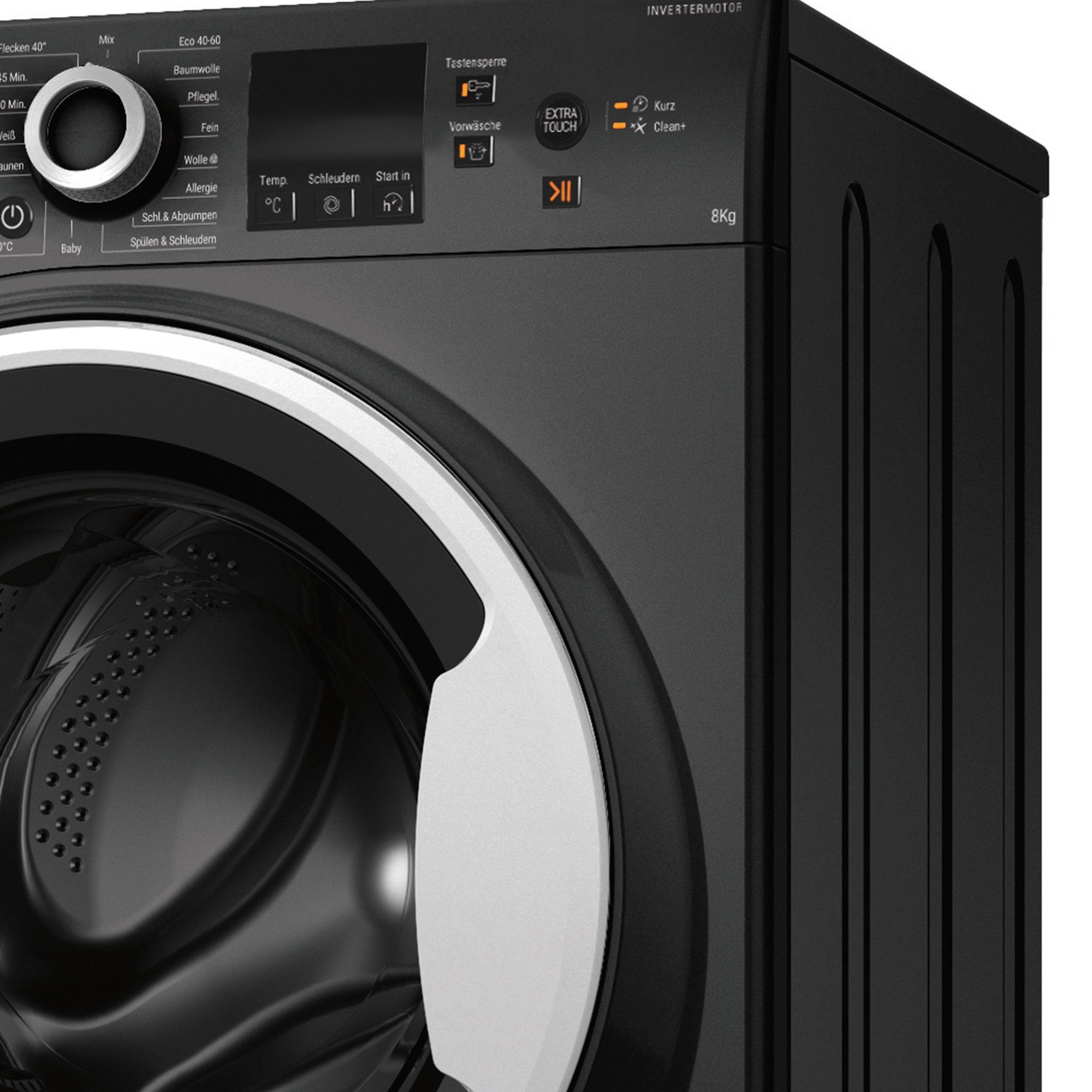 BAUKNECHT Waschmaschine W8 S6300 A, 8 kg, 1400 U/min, Anti-Allergie-Programm, Inverter-Motor, Mehrfachwasserschutz+