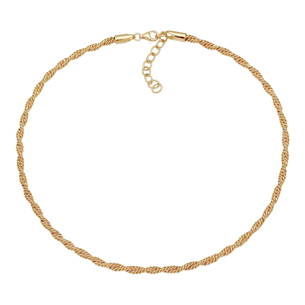 Elli PREMIUM Elli PREMIUM Collier Dames Choker Tordu Cord Collier en cordon Blogger Trend in 9 collier