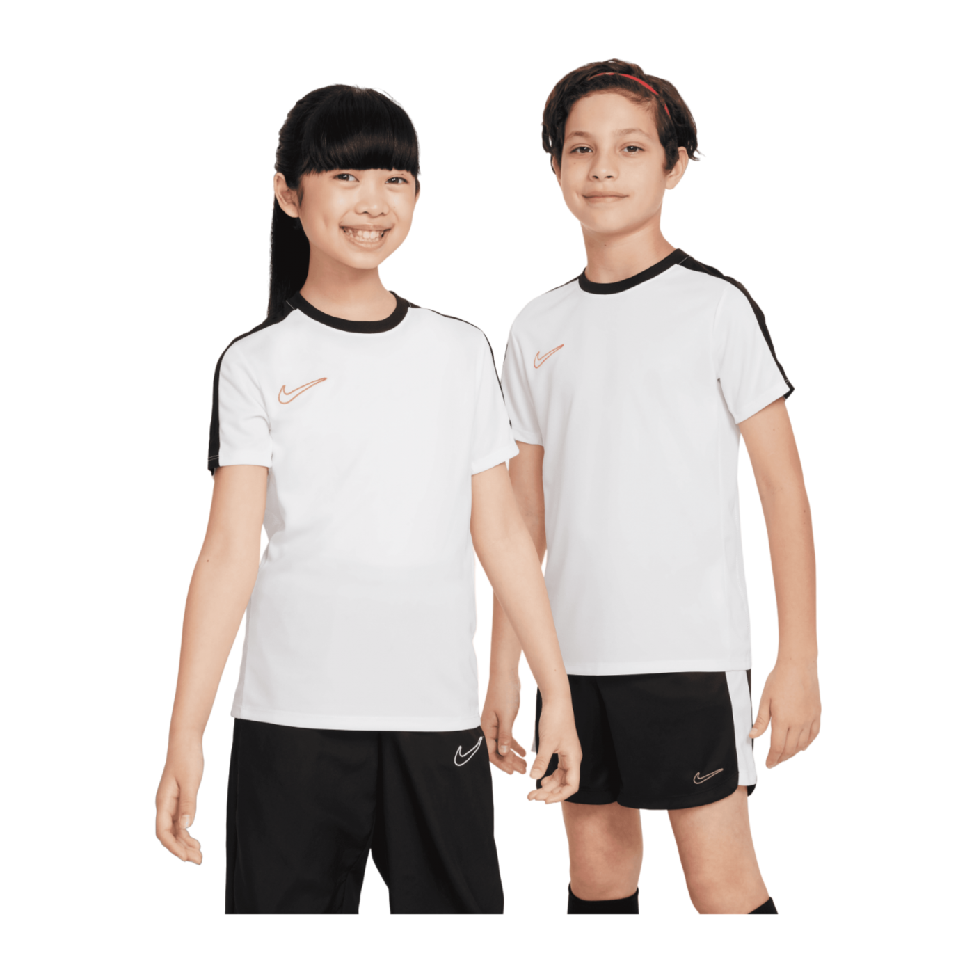 Nike Academy 23 T-Shirt Kids Weiss Schwarz Rot F101