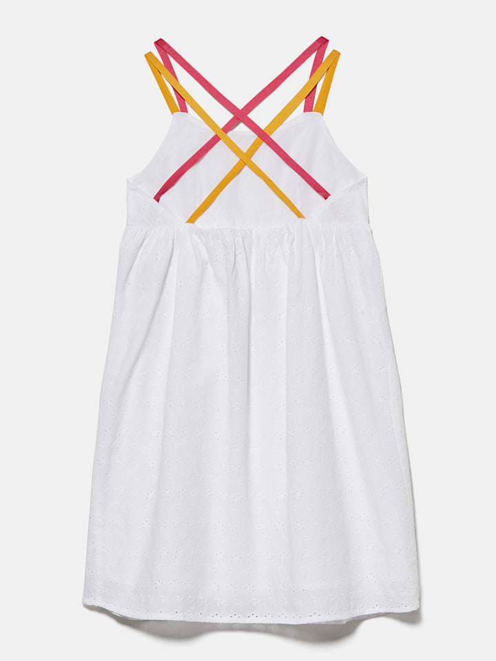 Sisley Kleid in Weiß günstig kaufen