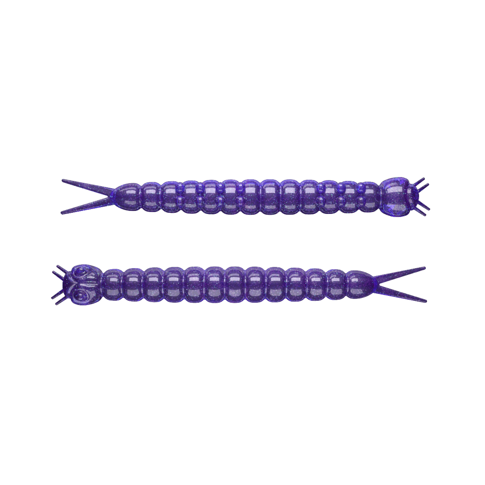 Libra Lures Slight Worm Kunstköder (purple with glitter)