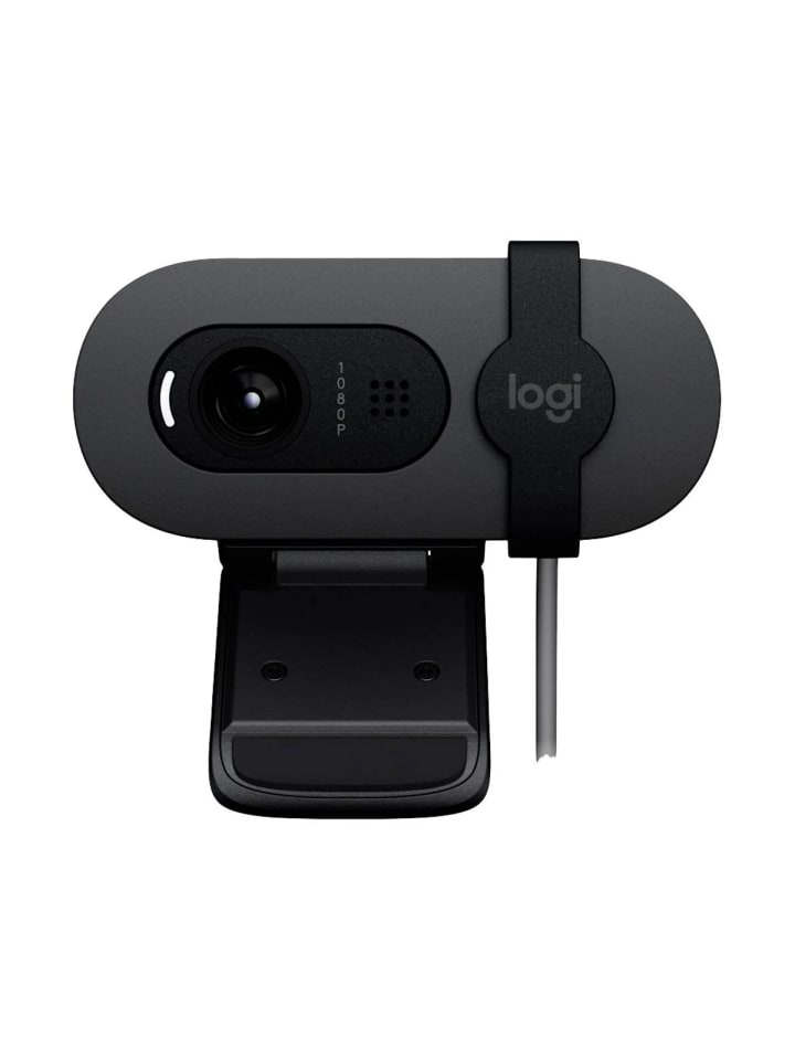 Logitech Webcam mit Klemm-Halterung 100 Full HD-Webcam 1920 x 1080 Pixel in Schwarz günstig kaufen onesize