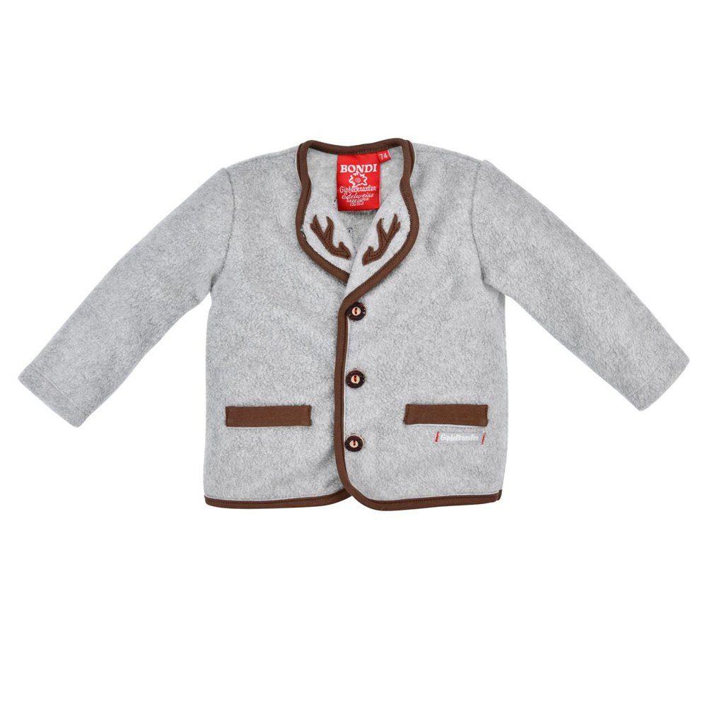 BONDI Trachtenweste BONDI Baby Kinder Fleecejacke 'Hirsch' 91585, Gre