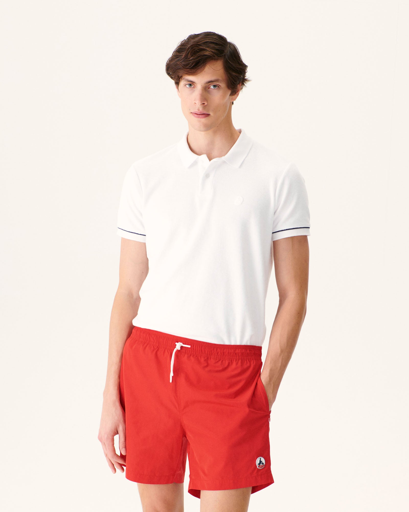 Short de bain Rouge vif Biarritz
