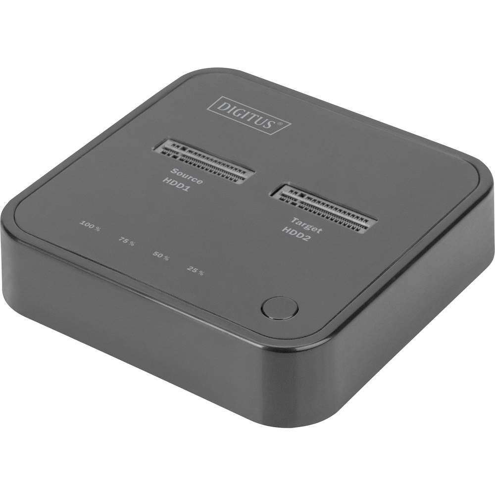 Digitus Festplatten-Dockingstation Dual M.2 NVMe SSD Docking Station mit, mit Clone-Funktion