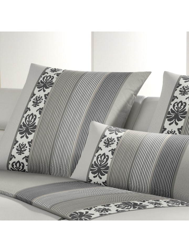 JOOP! Bettwäsche Ornament Stripe in beige günstig kaufen