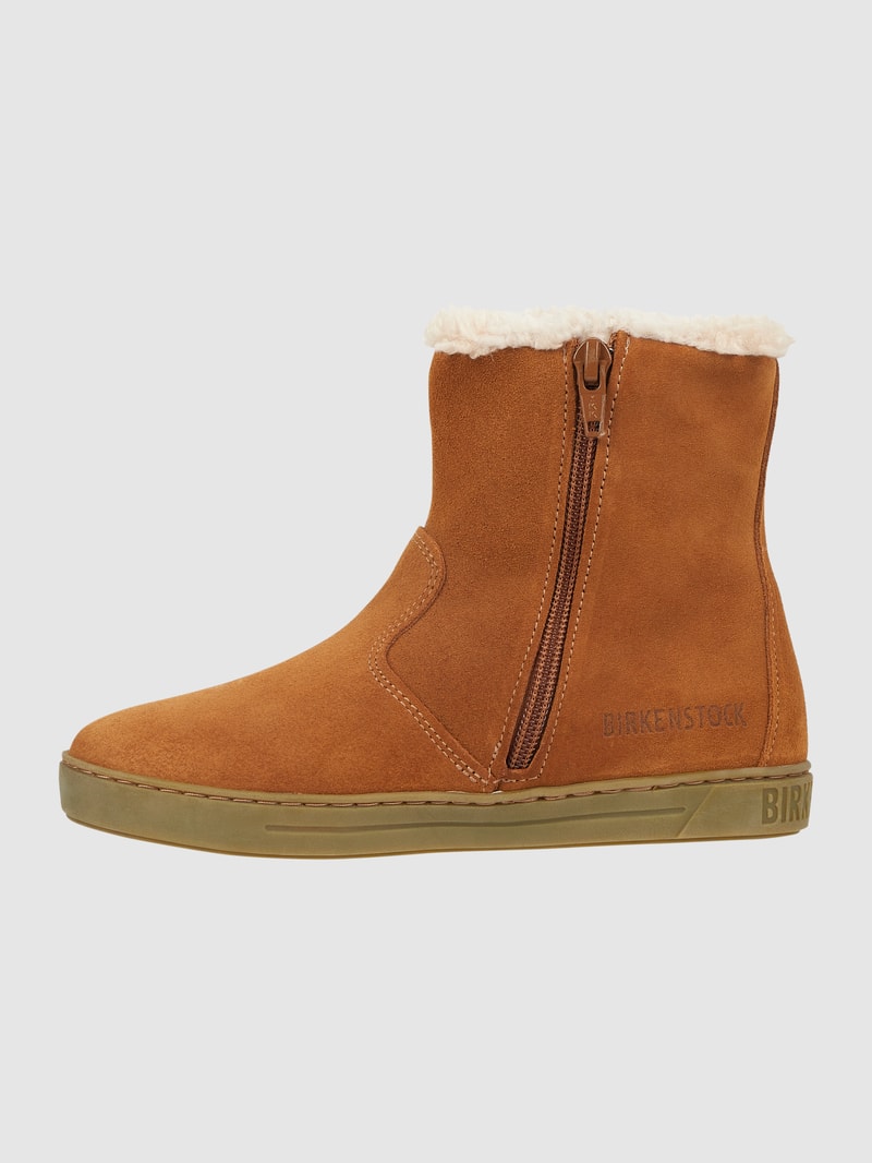 Boots aus Veloursleder Modell 'Lille' in camel