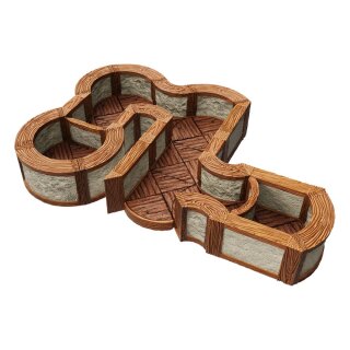 WarLock Tiles: Expansion Pack - Town & Village Angles & Curves